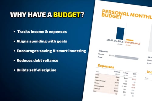 Why have a budget - 5 benefits to budgeting