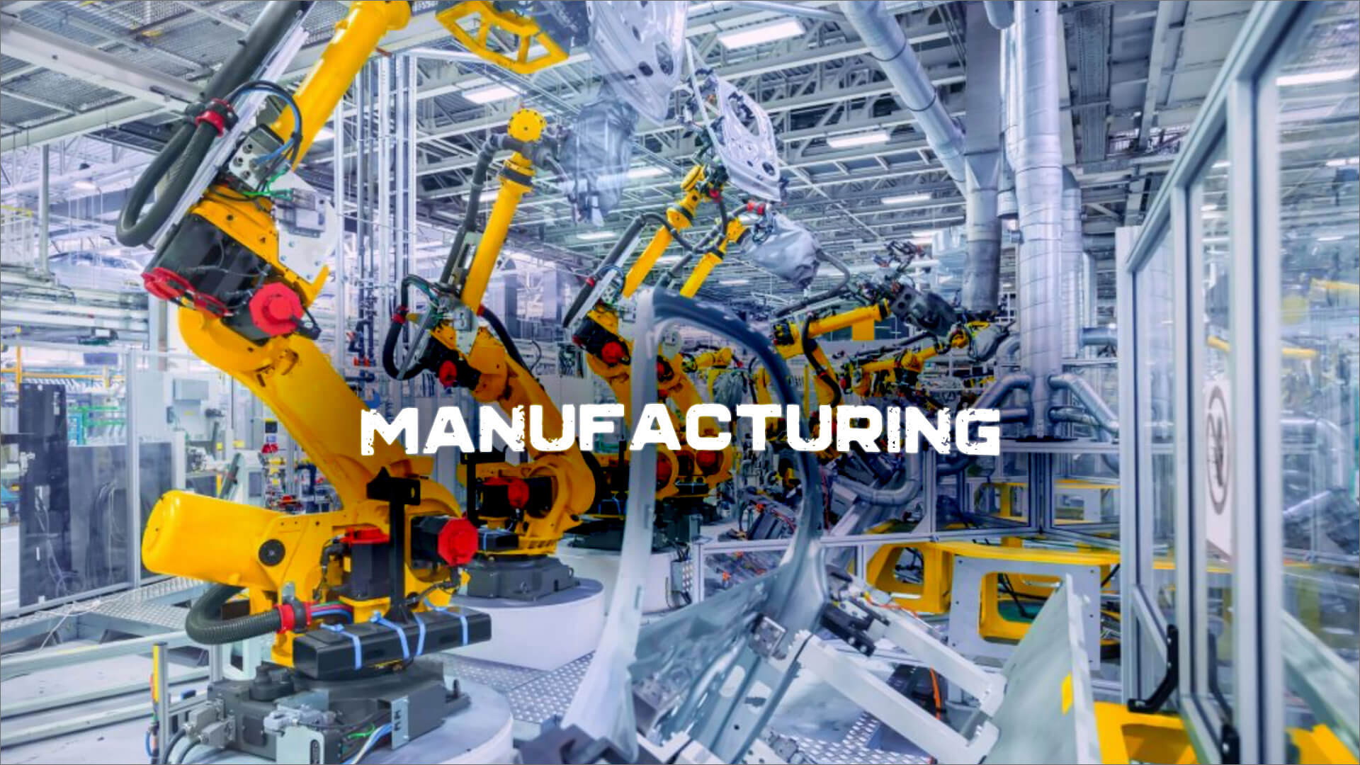 Manufacturing Industry image of machines on factory floor