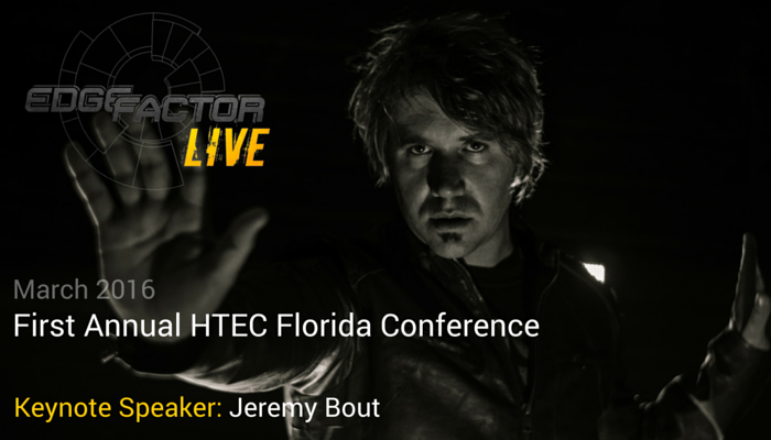 Jeremy Bout, Founder and Producer of Edge Factor Keynotes the first HTEC Florida Educators conference