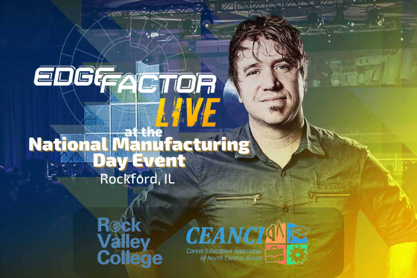 Jeremy Bout Keynote presenter at National Manufacturing Day event at Rock Valley College